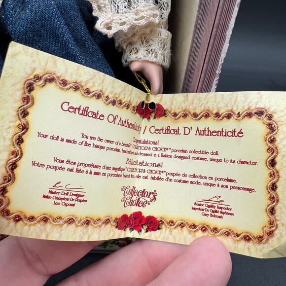 Vintage Porcelain Doll Hand Painted Porcelain Petites - Picture 4 of 11